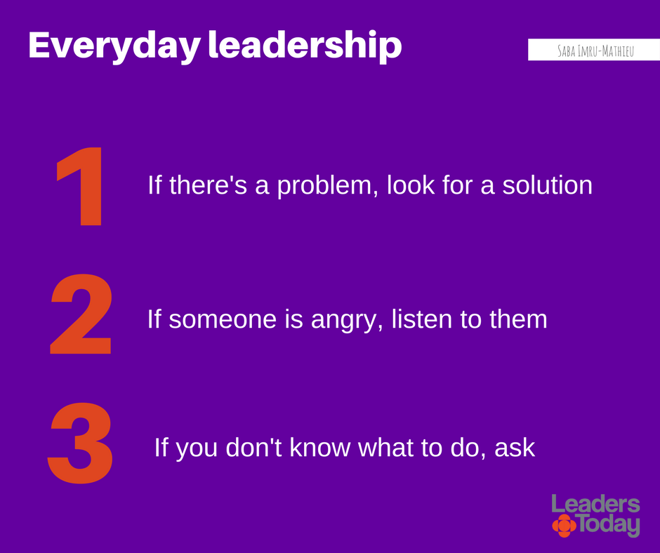 Leadership is for everyone, every&nbsp;day!